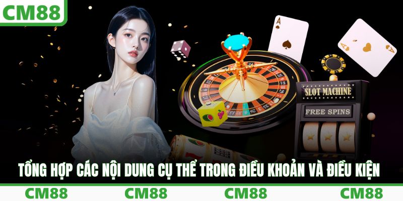 Tổng hợp các nội dung cụ thể trong điều khoản và điều kiện